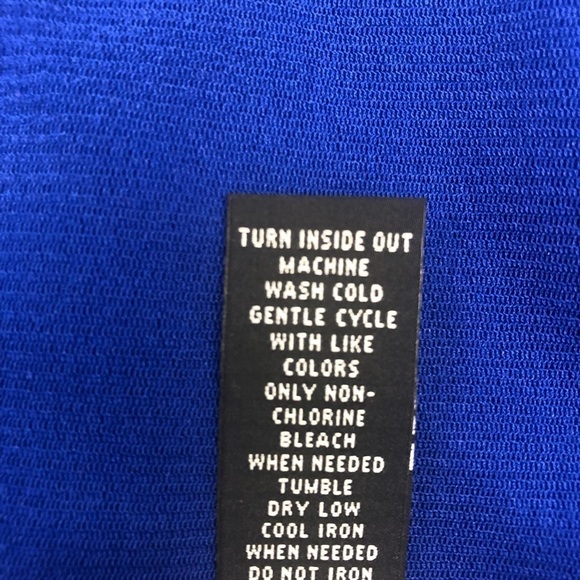 INC International Concepts /Women's/ Colbot blue Top/Embellishment on front/ S - Picture 7 of 8